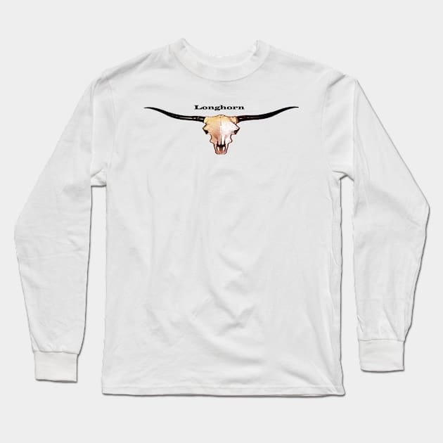 The Longhorn Bull Long Sleeve T-Shirt by Andyt